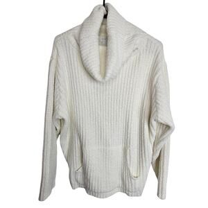 Softies Sweater Women S/M Marshmallow Slouch Comfy Turtleneck Lounge Cozy Soft